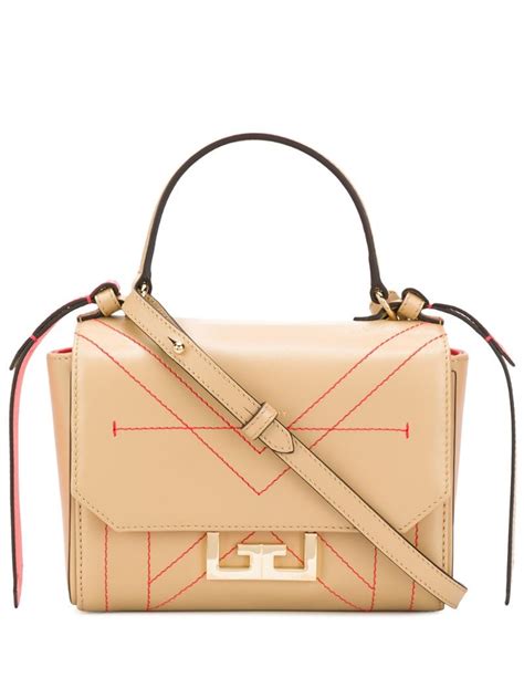 givenchy mini eden leather top handle bag|GIVENCHY .